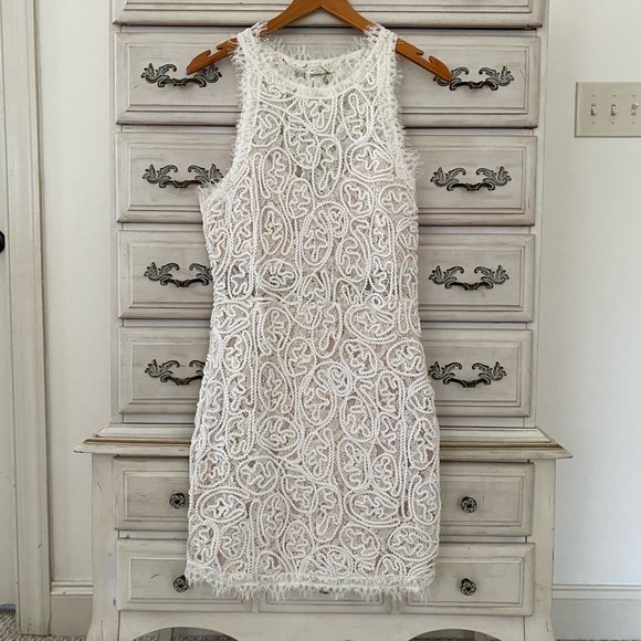 Vici White Lace Dress - Picture 1 of 6